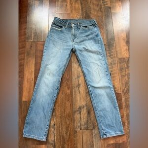 Levi's 514 Straight Fit water-less Jeans Men's 29x30 Blue Denim light Wash